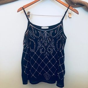 Super cute navy tank top